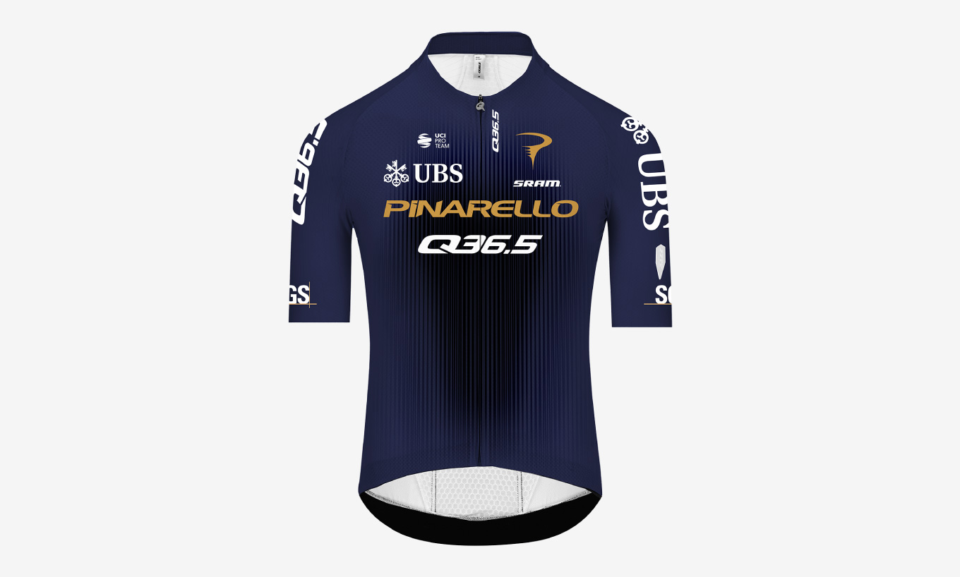 Pinarello-Q36.5 Pro Cycling Team Gregarius Clima Short Sleeve Jersey