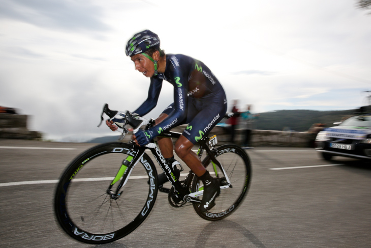 27秒差のステージ3位に入ったナイロ・クインターナ（コロンビア、モビスター）: photo:Kei Tsuji