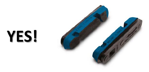 シャマル Mille 専用の青いブレーキ・パッド