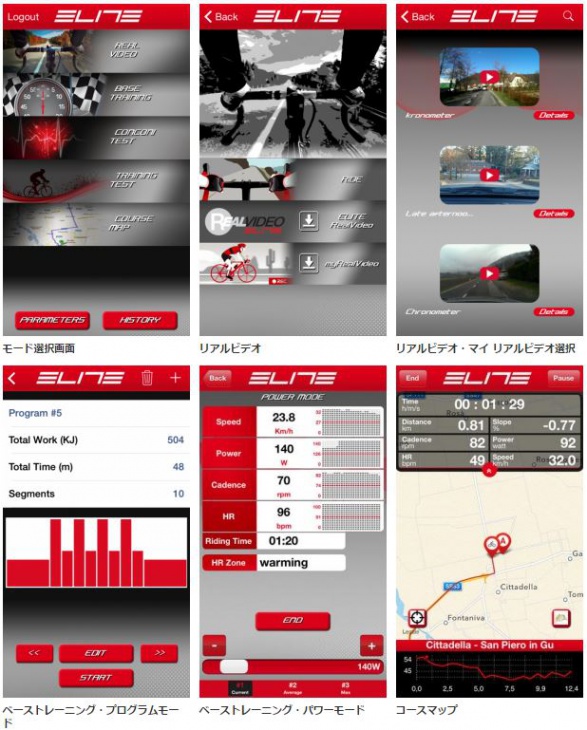 iOSやAndroidポータブルデバイスで利用できるトレーニングアプリ「MY E-Training」の各種機能