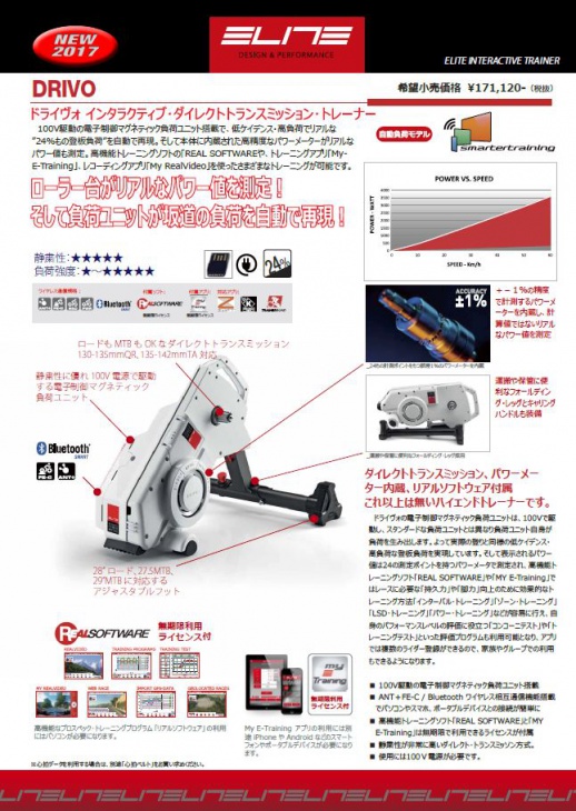 ELITE DRIVO インタラクティブトレーナー