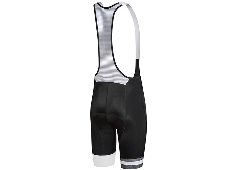 Team Bib Short Black White Back