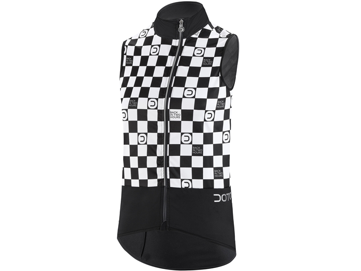 Breeze Vest Black White