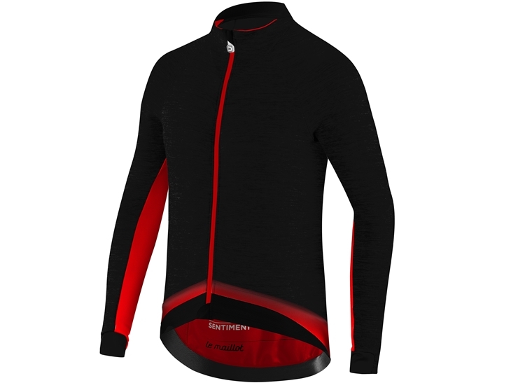 Le Maillot Jacket Black Red