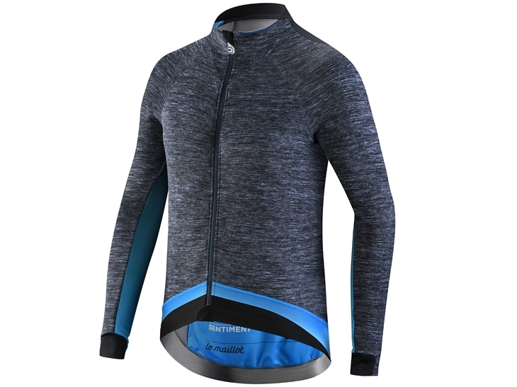 Le Maillot Jacket Dark Grey China Blue