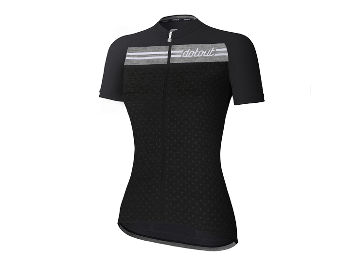 Stripe W Jersey black-light grey
