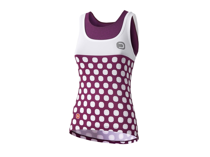 Dots W Top violet-white