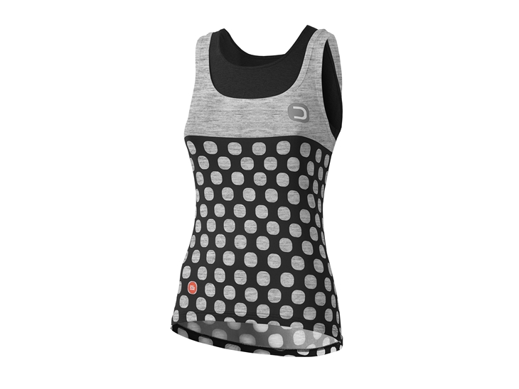 Dots W Top light grey-black