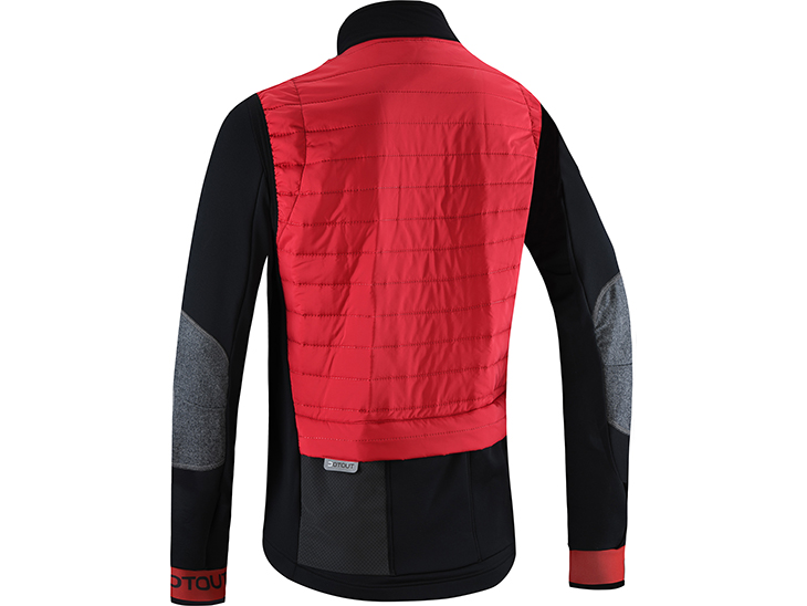 Spirited Jacket Red Black Back