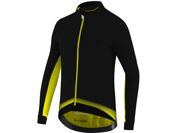 Le Maillot Jacket Black Fluo yellow