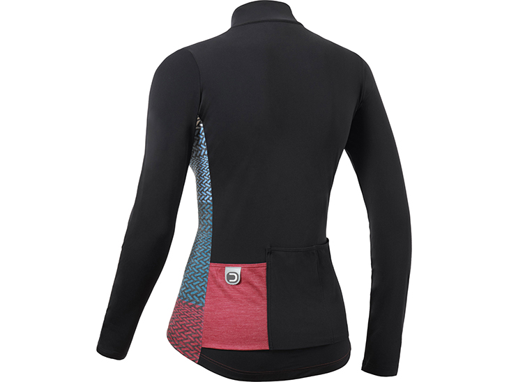 Fanatica Wool Jersey Light Blue Fuchsia Back