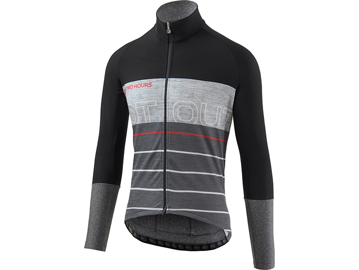 Fanatica Wool Jersey Melange Black Dark Grey