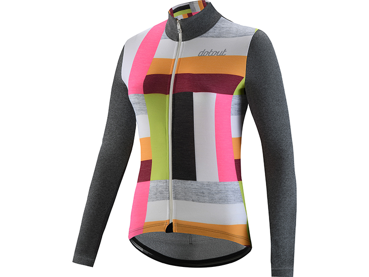 Fanatica Wool Jersey Melange Dark Grey Multicolor